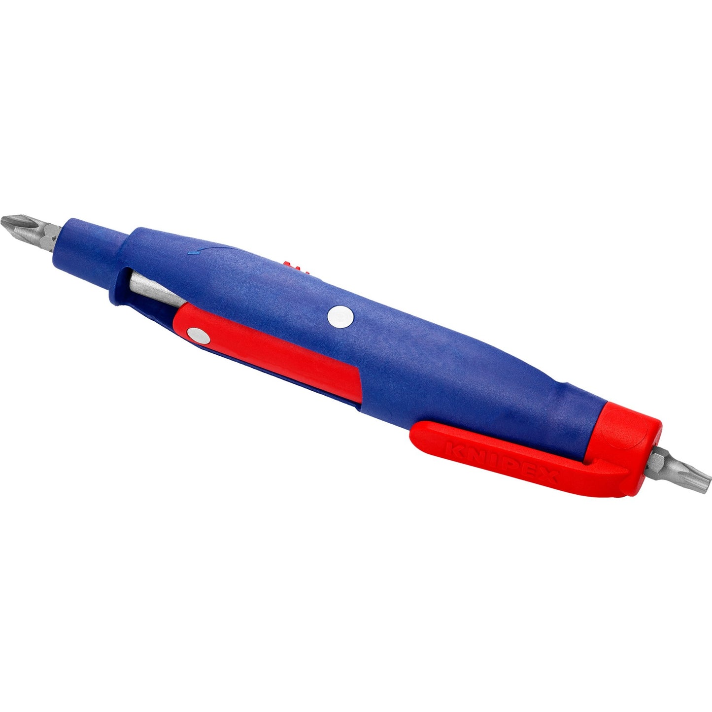 Knipex stiftschakelkastsleutel 00 11 07 dopsleutel (blauw rood, lengte 145 mm)