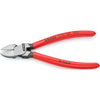 Knipex zijsnijtang voor kunststof 72 01 160 kniptang (rood)