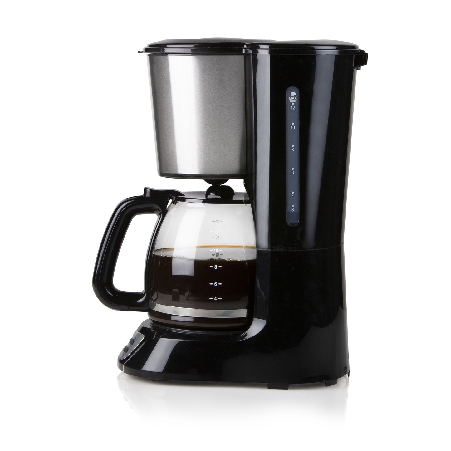 Domo koffiezet met timer en display do708k koffiefiltermachine (zwart, 1,5 liter)