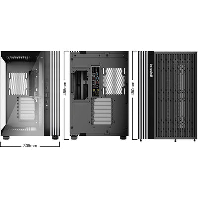 Be quiet! light base 600 dx midi tower behuizing (zwart | 2x usb-a | 1x usb-c | rgb | window)