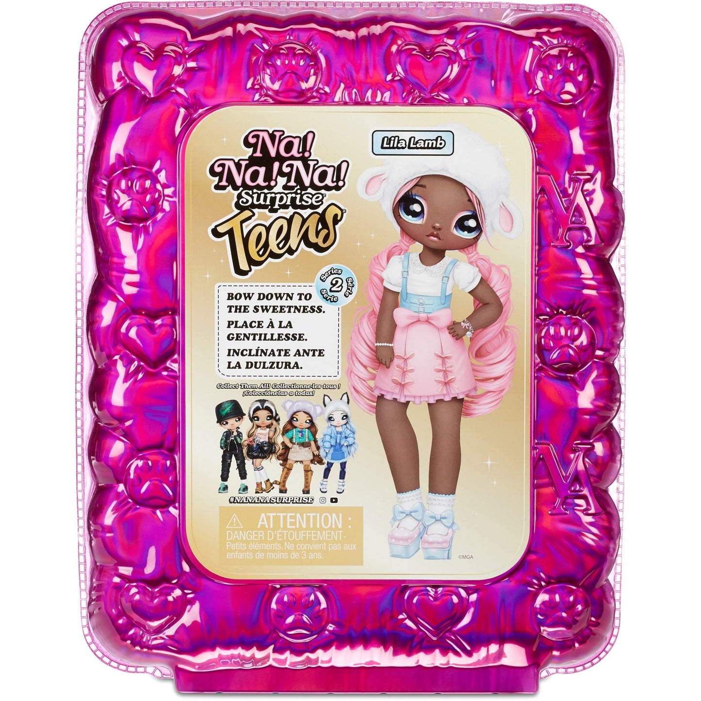 Mga entertainment na! na! na! surprise teens - lila lamb pop
