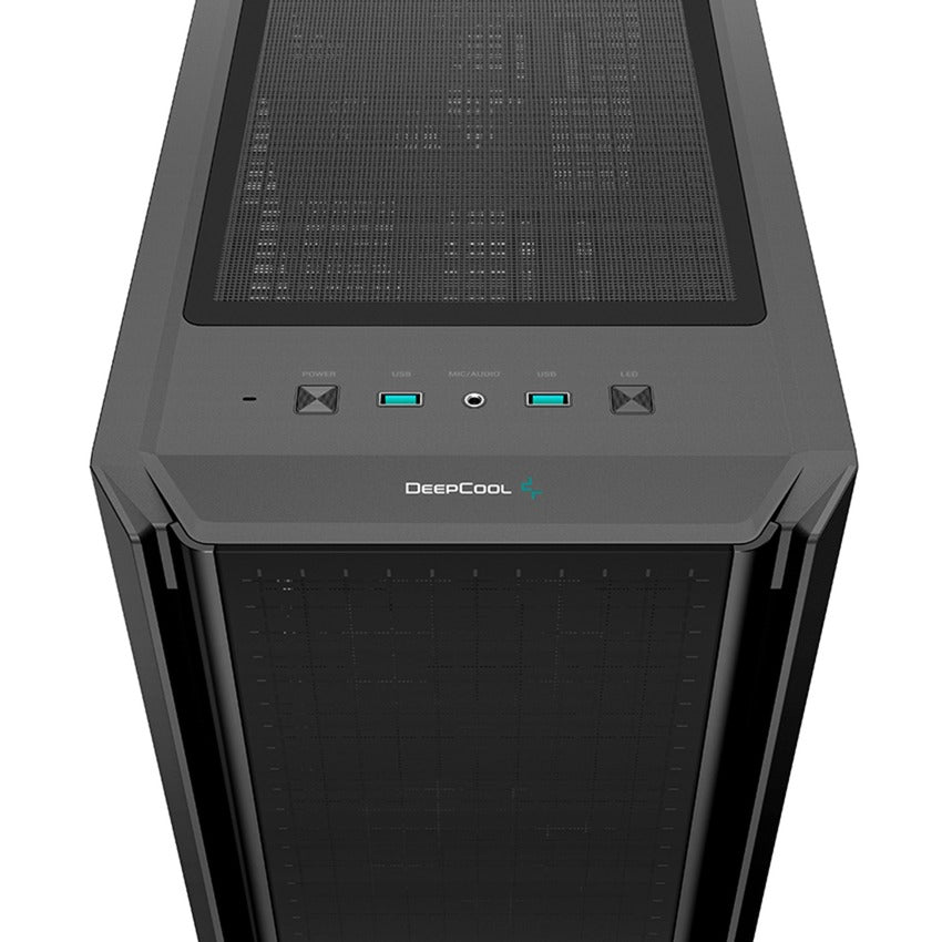 Deepcool cg540 midi tower behuizing (zwart | 2x usb-a | window)