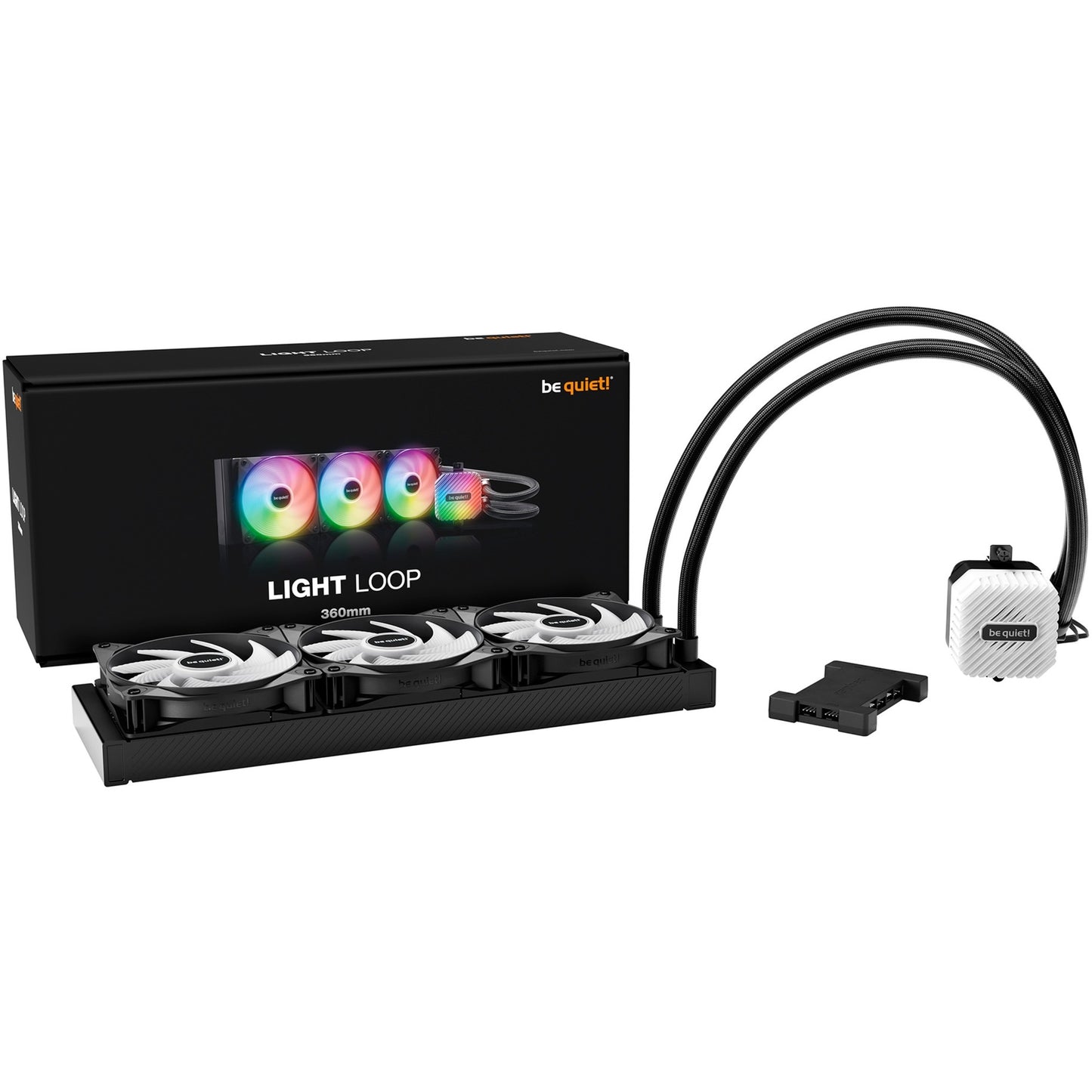 Be quiet! light loop 360 argb waterkoeling (zwart)