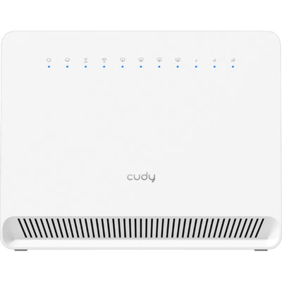 Cudy ac1200 wi-fi 4g lte-cat6 gigabit router lt700e mesh router (wit, mesh, nano simslot)
