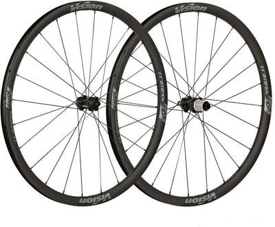 Vision trimax aero gravel i23 disc clincher tlr wheelset