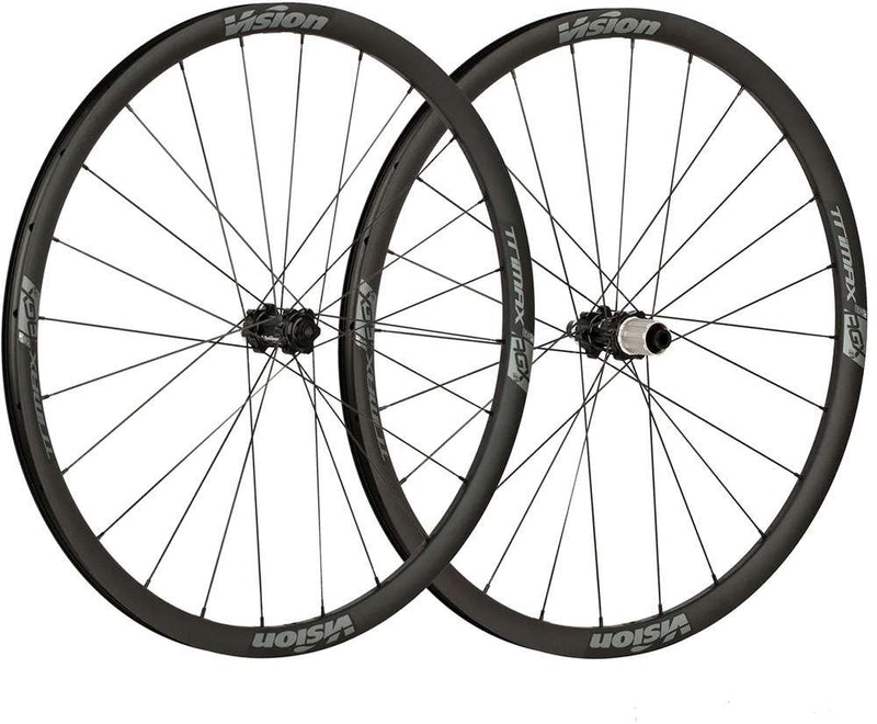 Vision trimax aero gravel i23 disc clincher tlr wheelset
