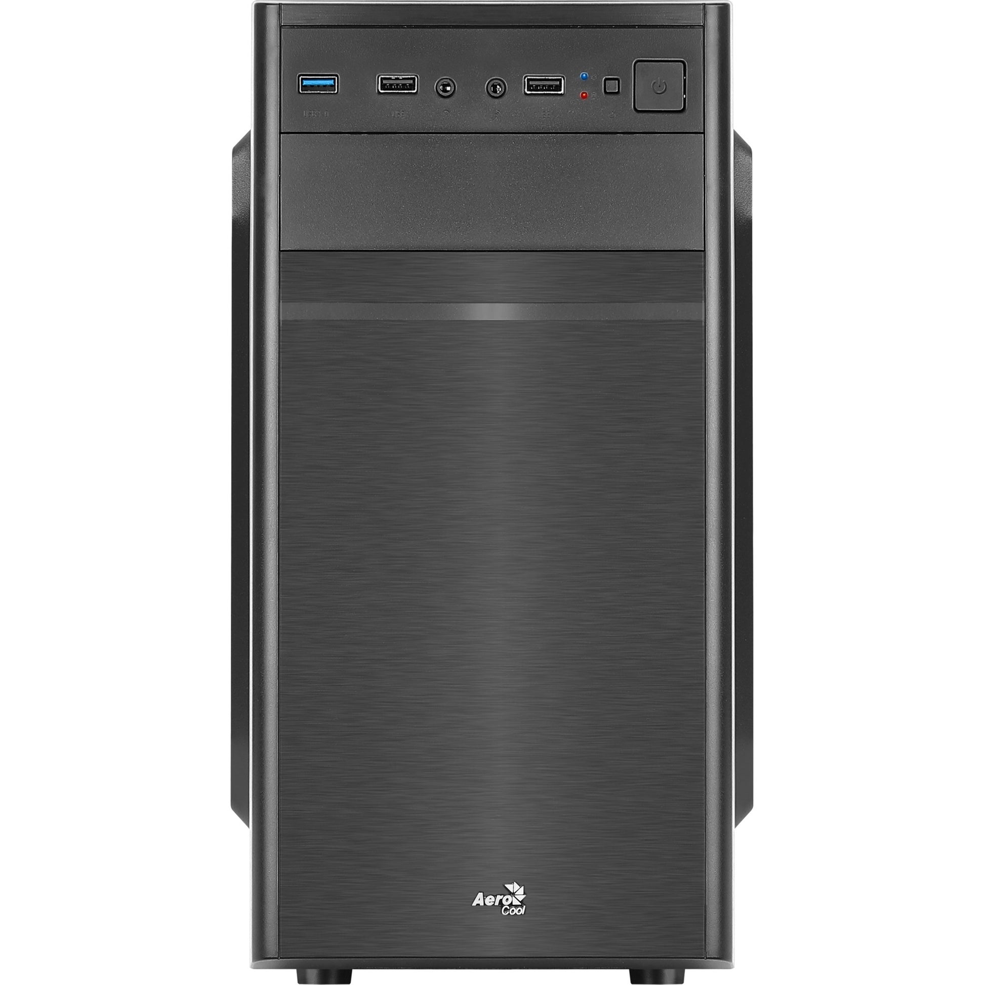 Aerocool cs-103 mini tower behuizing (zwart | 3x usb-a)