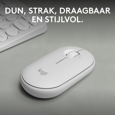 Logitech pebble mouse 2 m350s (wit)