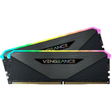 Corsair vengeance rgb rt 32 gb ddr4-3200 (2x 16 gb) werkgeheugen (zwart, cmn32gx4m2z3200c16, xmp 2.0) - afbeelding 1