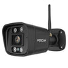 Foscam v8p, 4k 8mp dual-band wifi beveiligingscamera (zwart, met geluid- en lichtalarm)