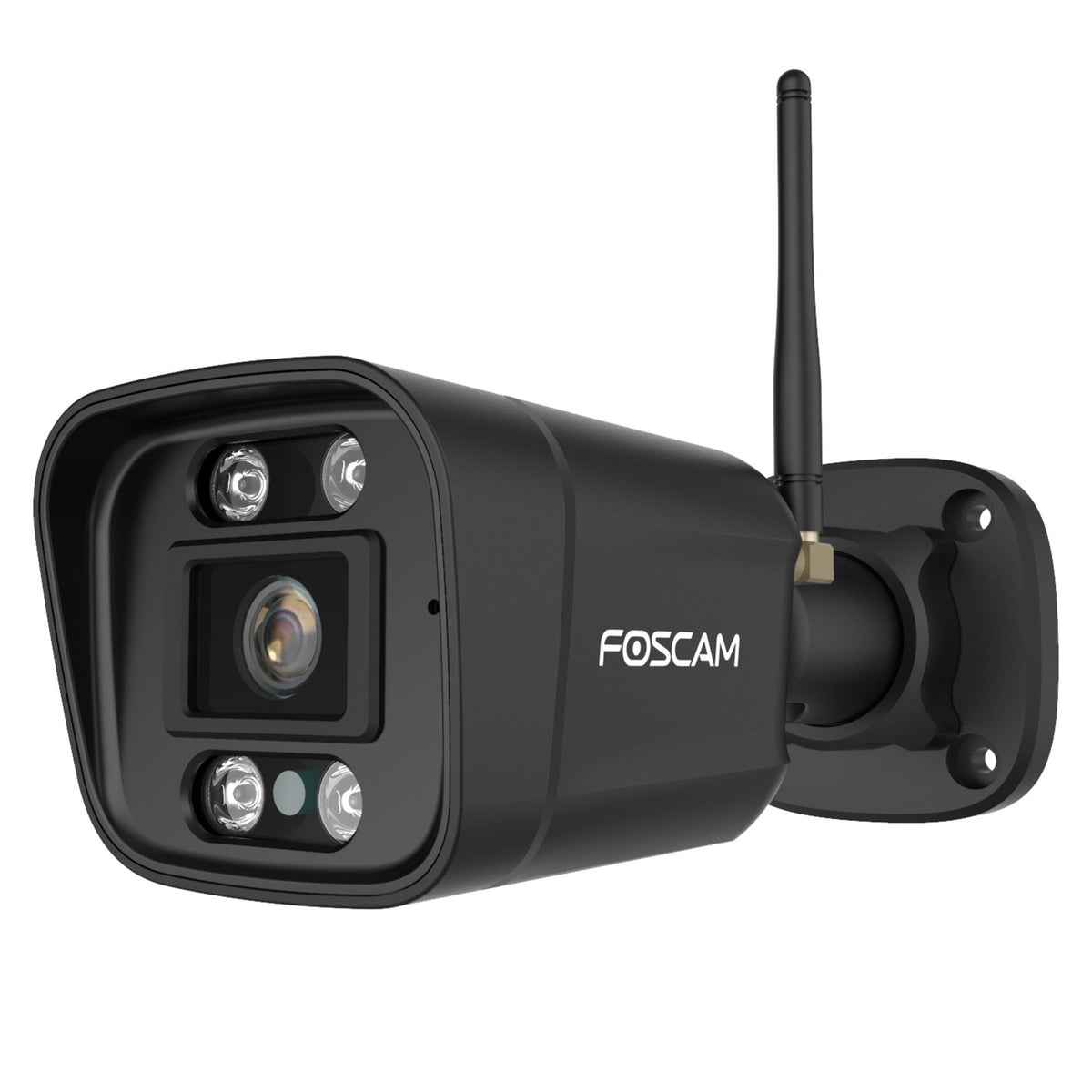 Foscam v8p, 4k 8mp dual-band wifi beveiligingscamera (zwart, met geluid- en lichtalarm)