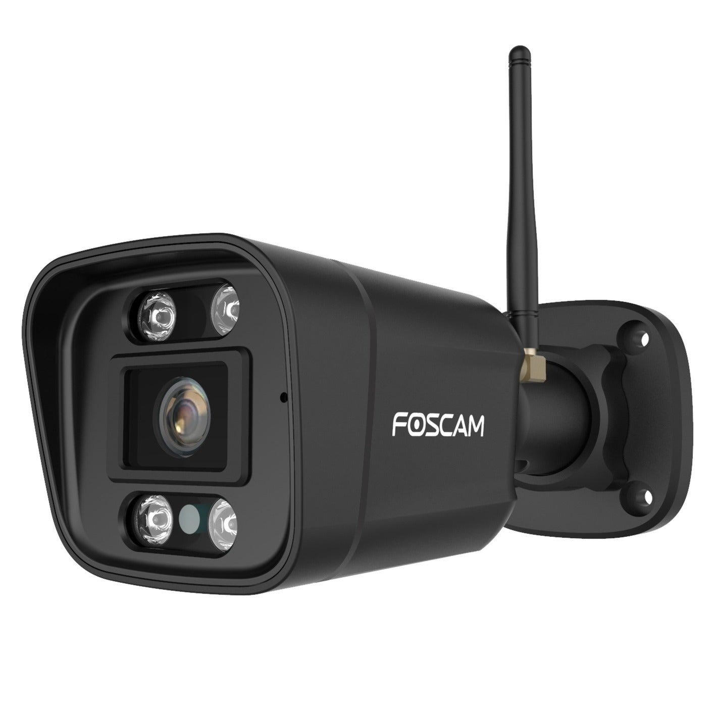 Foscam v8p, 4k 8mp dual-band wifi beveiligingscamera (zwart, met geluid- en lichtalarm)