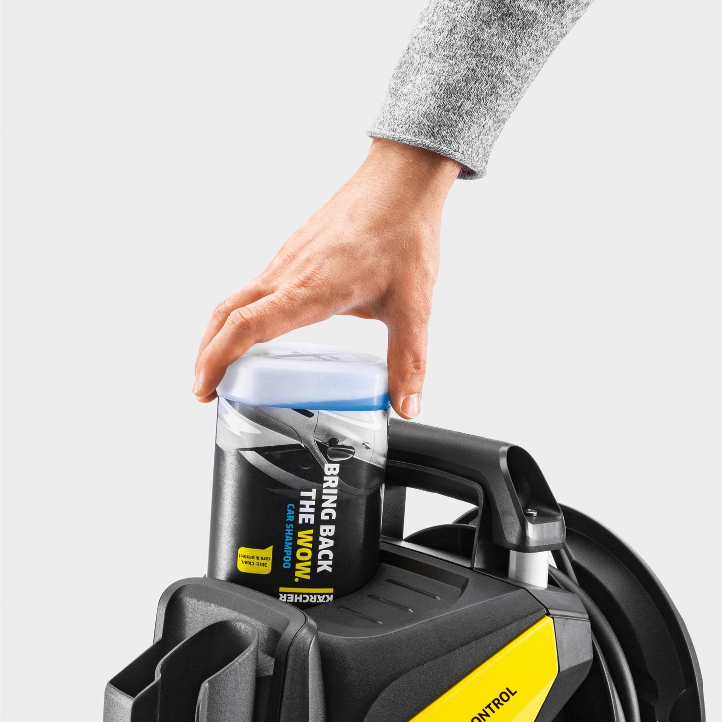 Kärcher k 5 premium smart control hogedrukreiniger (geel zwart, 1.324-670.0, bluetooth)