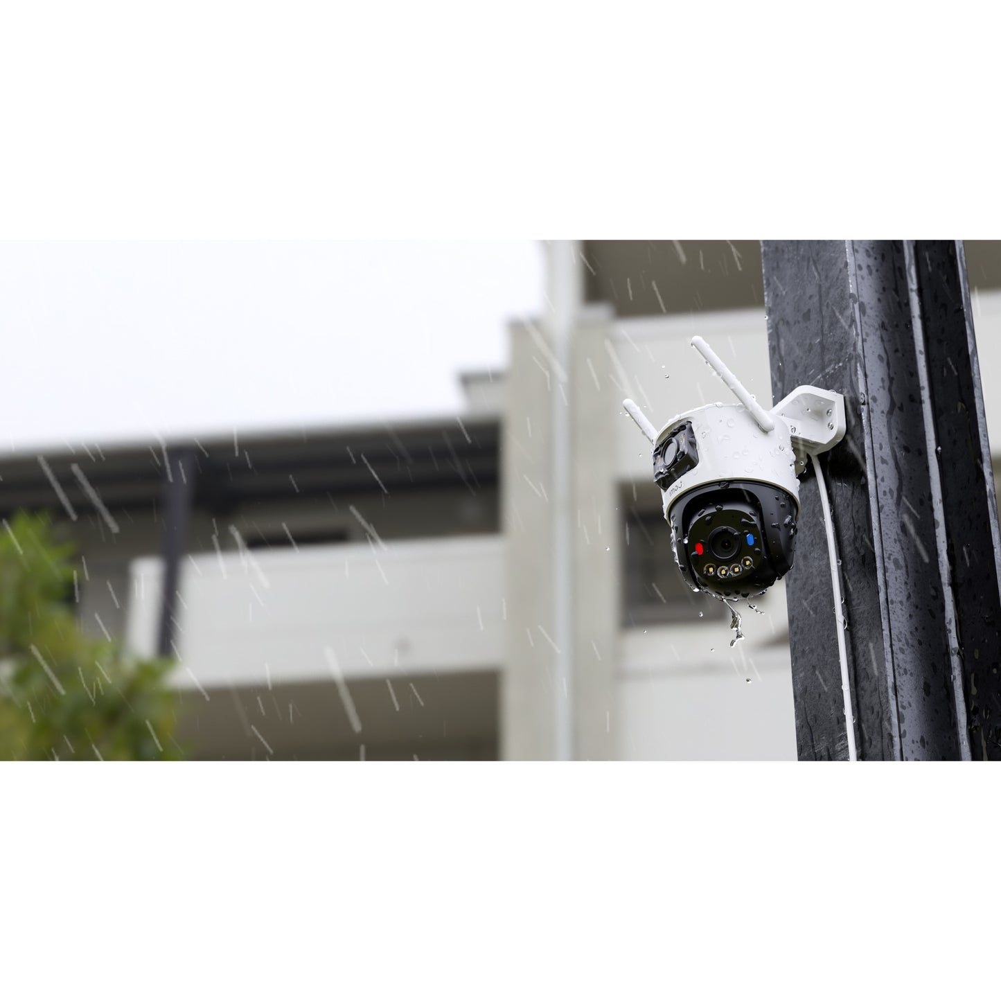 Imou cruiser dual 2 pro beveiligingscamera (wit, 4mp, wifi 6, lan)