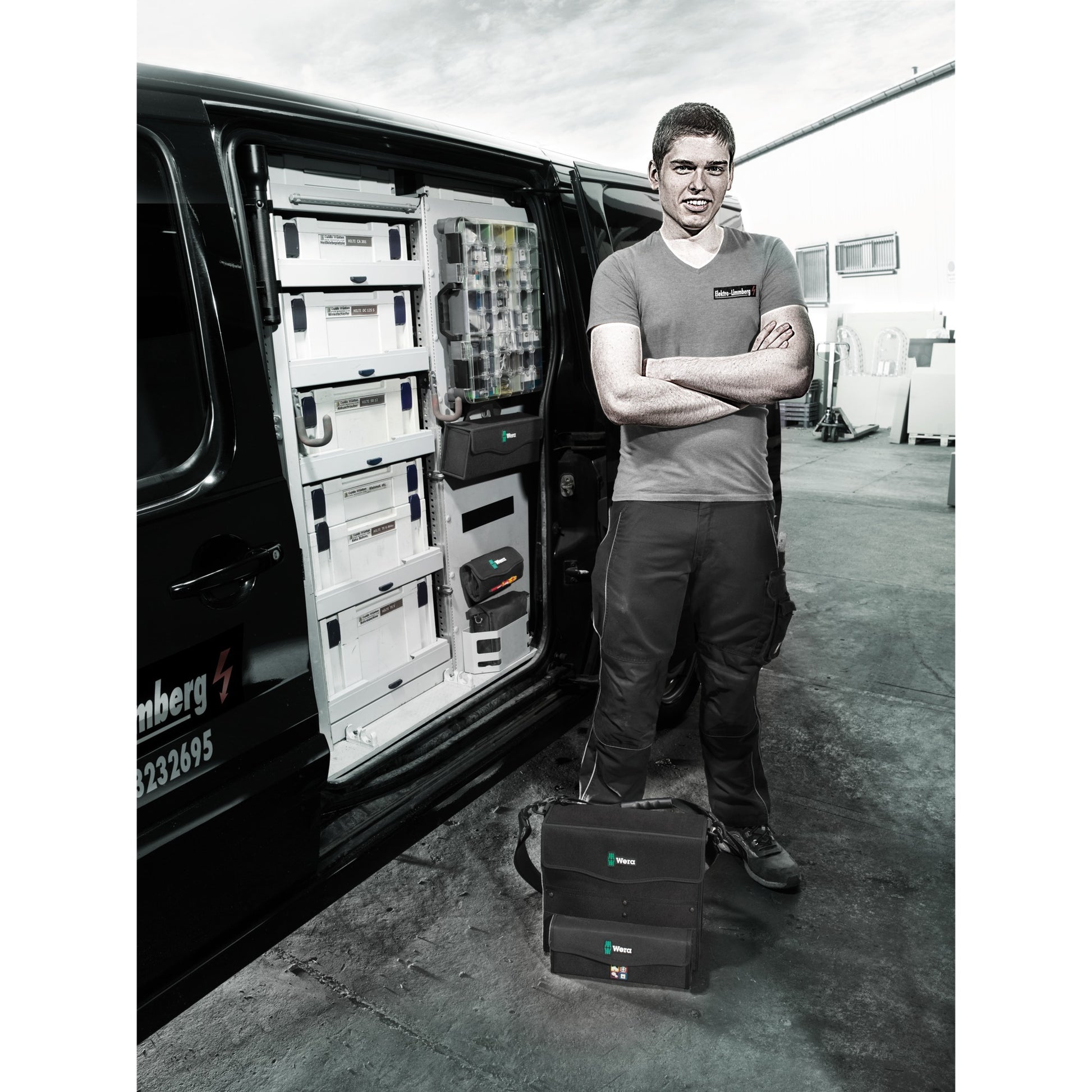 Wera 2go 2 tas (zwart)