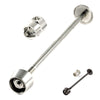 Pitlock set 04 safety lock for front wheel 119mm