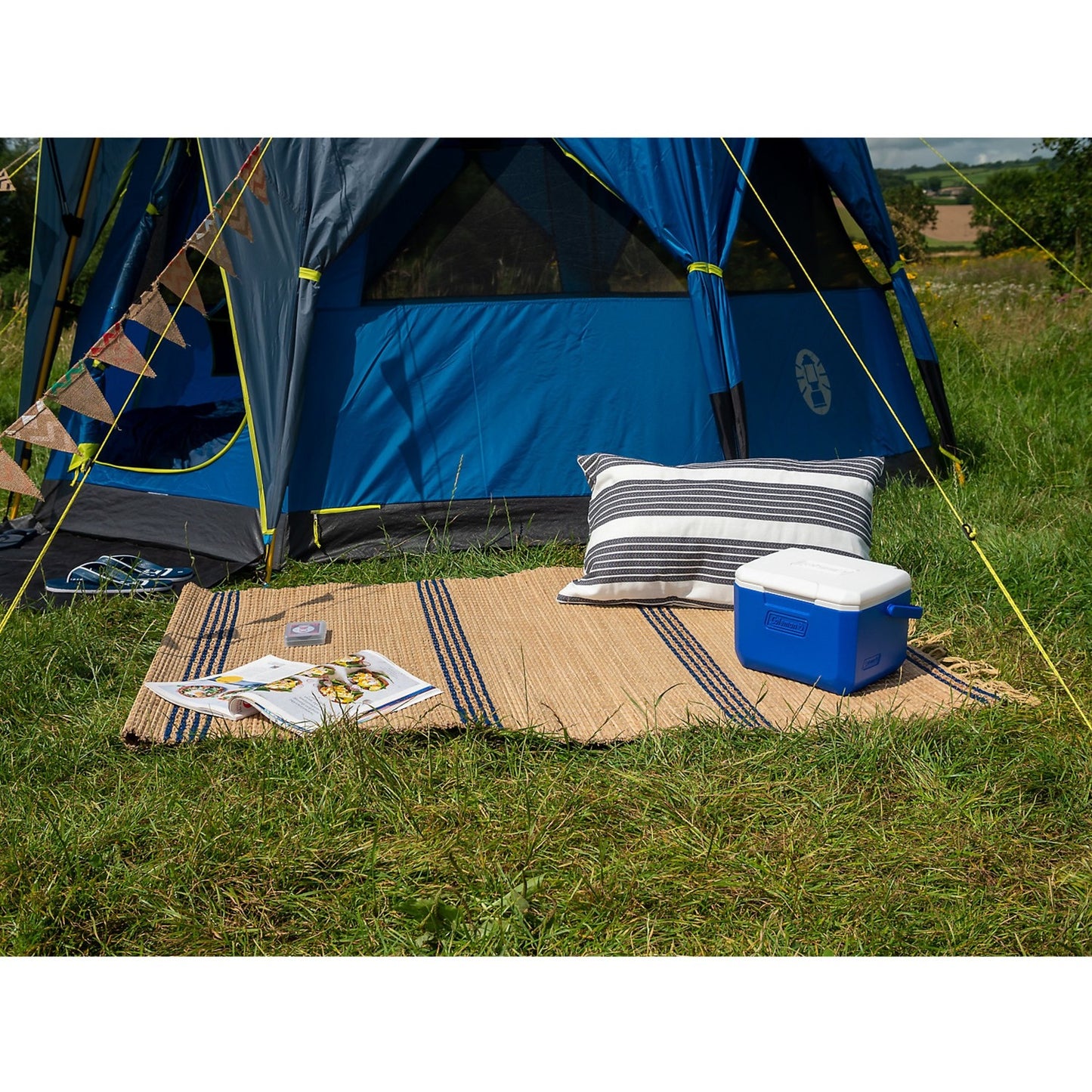 Coleman octago tent (donkerblauw)