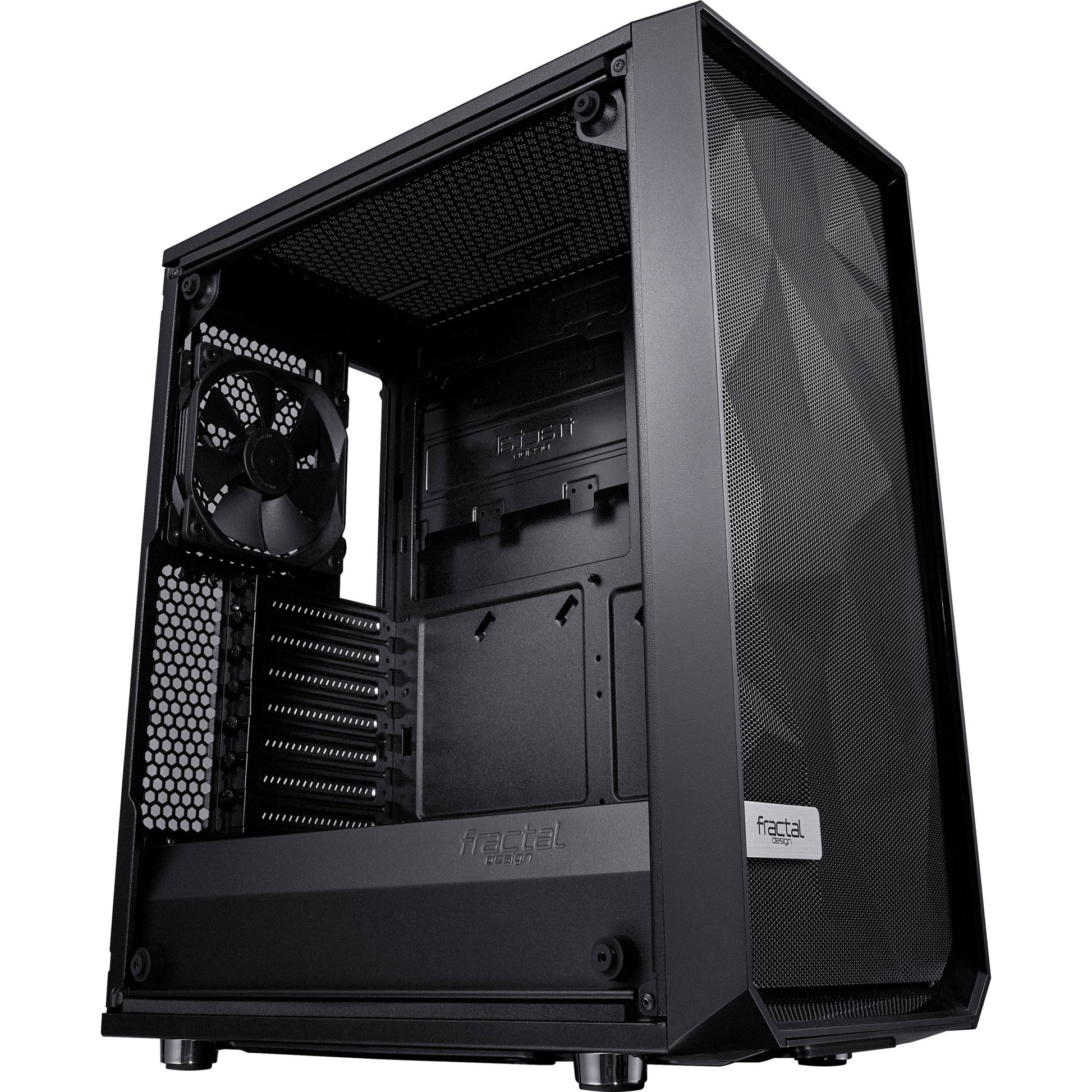 Fractal design meshify c midi tower behuizing (zwart | 2x usb-a | tempered glass)