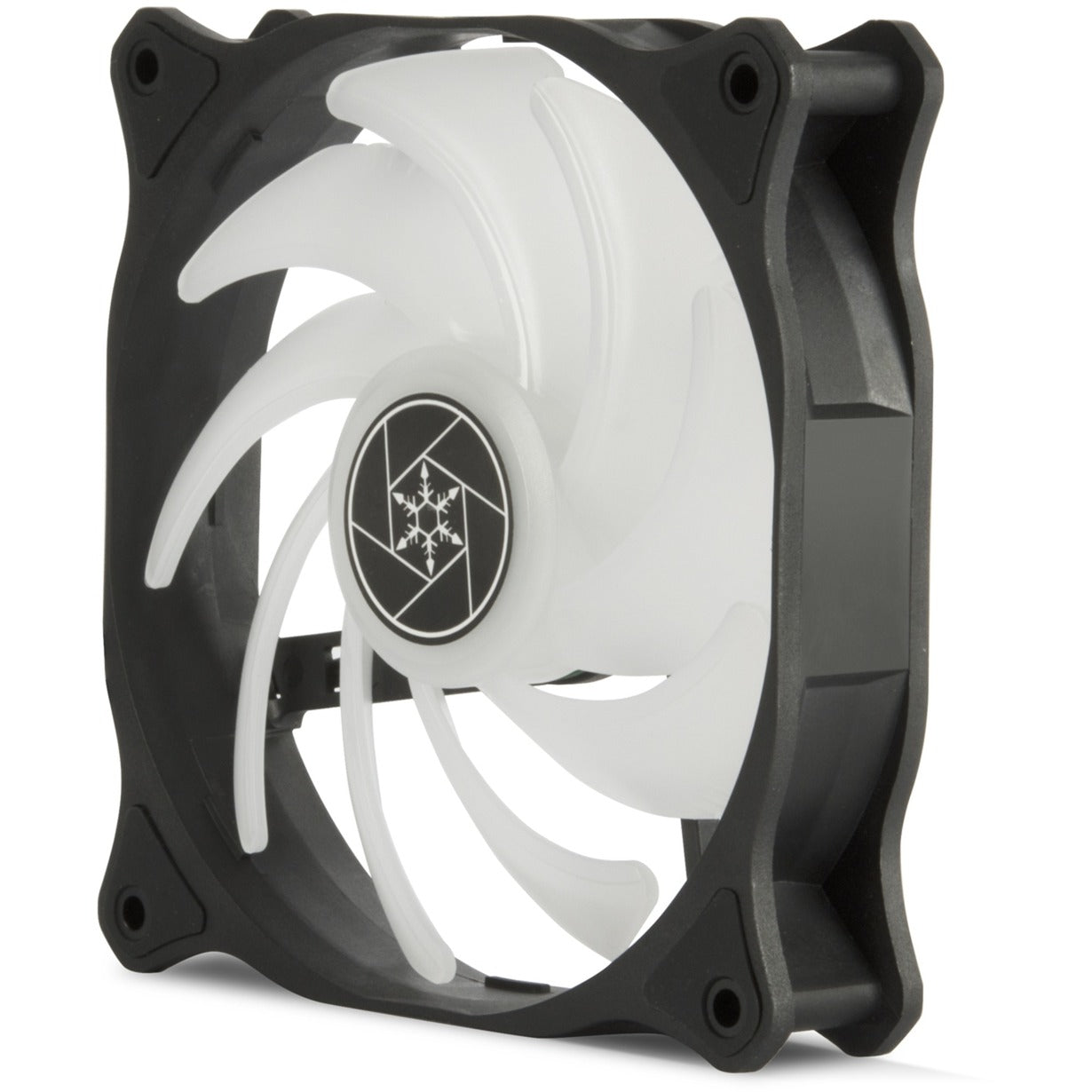 Silverstone air blazer 120r rgb case fan (zwart, 120 x 25 x 120 mm, pwm)