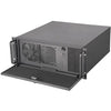 Silverstone rm42-502 rack behuizing (zwart | 2x usb-a 3.2 (5 gbit s) | 1x usb-c 3.2 (5 gbit s) | 2x audio)