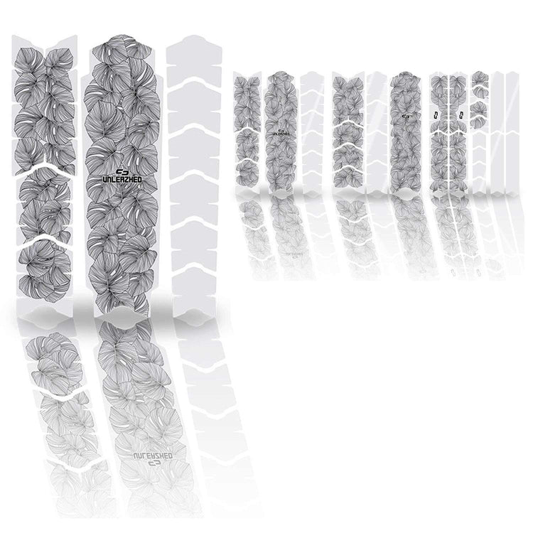 Unleazhed frame protection film monstera white glossy