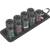 Wera belt c impaktor 1 doppenset, 1 2 dopsleutel (zwart, 9-delig, voor slagmoersleutels) - afbeelding 1