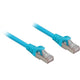 Sharkoon cat.6a netwerkkabel (blauw, 0,25 meter, sftp, rj-45, halogeenvrij)