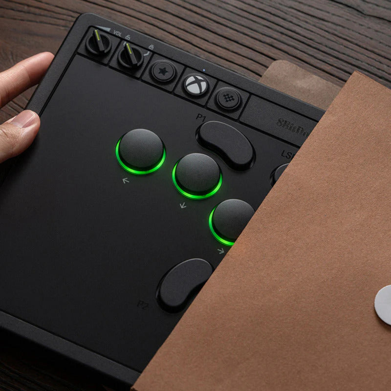 8bitdo arcade controller for xbox (zwart, 2.4 ghz usb, xbox series x|s, xbox one, pc)
