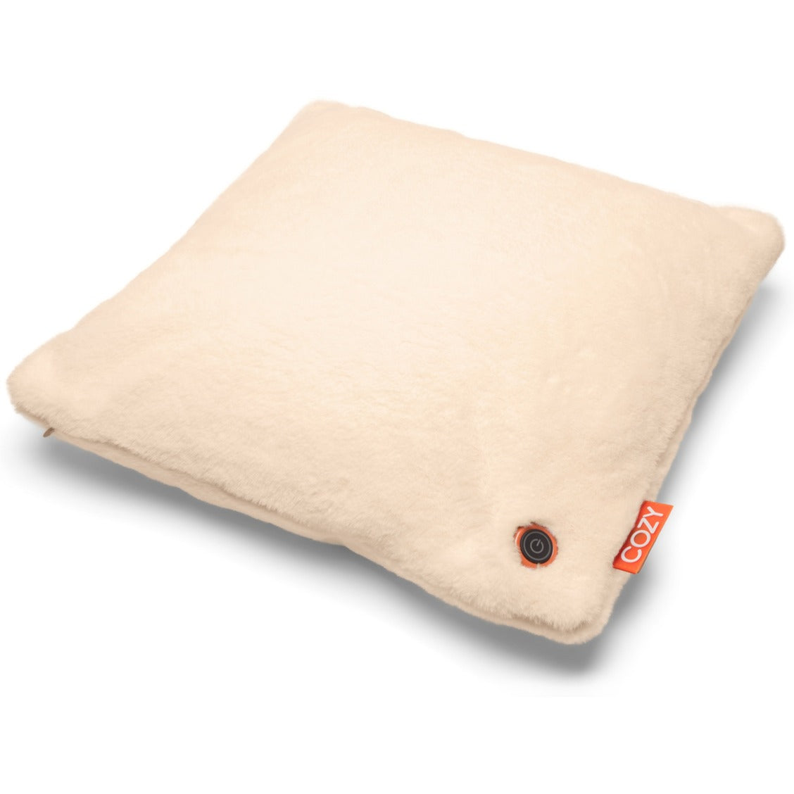 Cozy una teddy 45 x 45 cm draadloos warmtekussen (lichtbeige, powerbank 5000 mah)