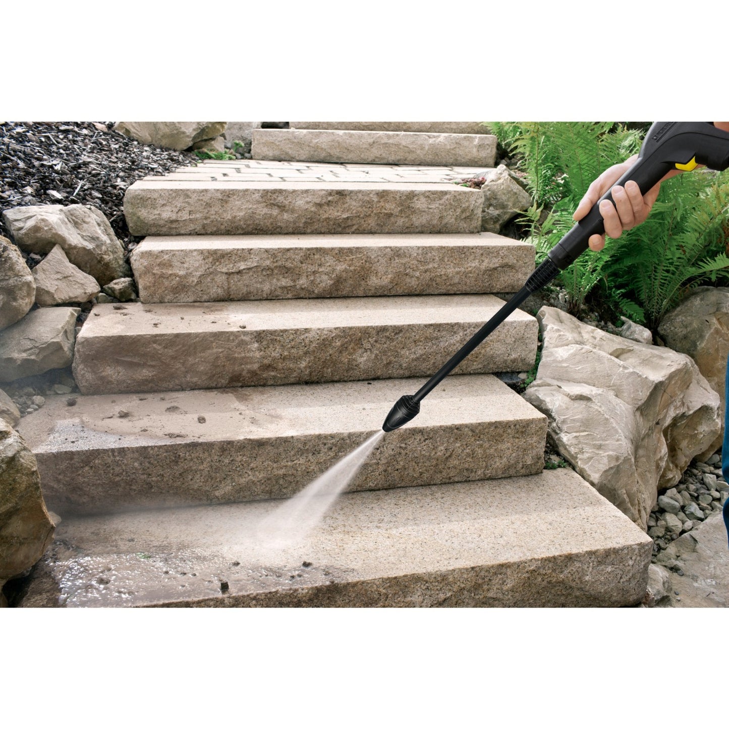 Kärcher k2 power control hogedrukreiniger - 110 bar - 360 l u - 20 m² u - app ondersteuning - geschikt voor oa. kleine auto's - fietsen - tuinset - tuinstoelen