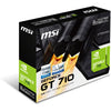 Msi gt 710 2gd3h lp grafische kaart (vga, dvi, hdmi, low-profile)