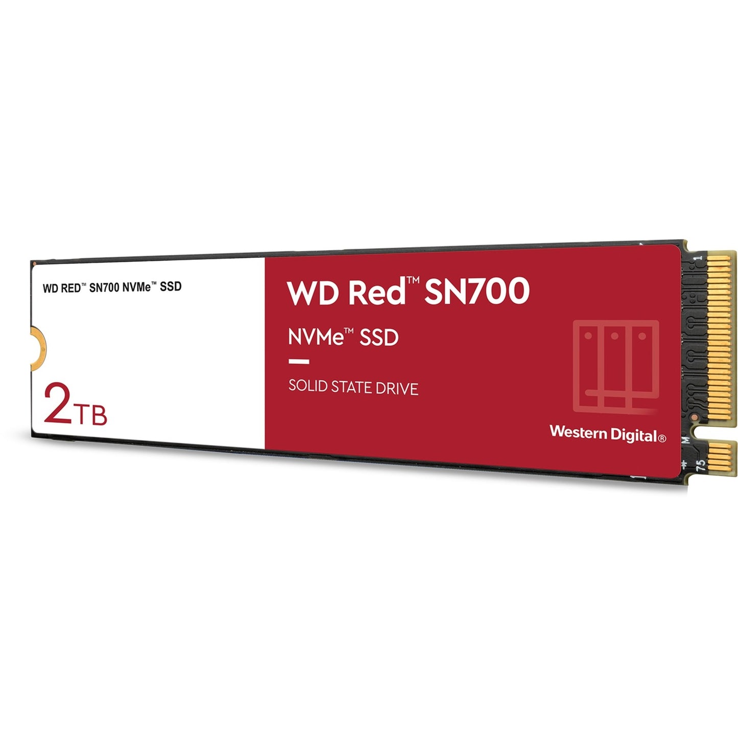 Wd red sn700, 2 tb ssd (s200t1r0c, m.2 2280 s3-m, pcie gen3)