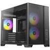 Antec flux m mini tower behuizing (zwart | 1x usb-a | 1x usb-c | tempered glass)