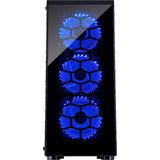 Inter-tech cxc2 midi tower behuizing (zwart | 3x usb-a | window) - afbeelding 2