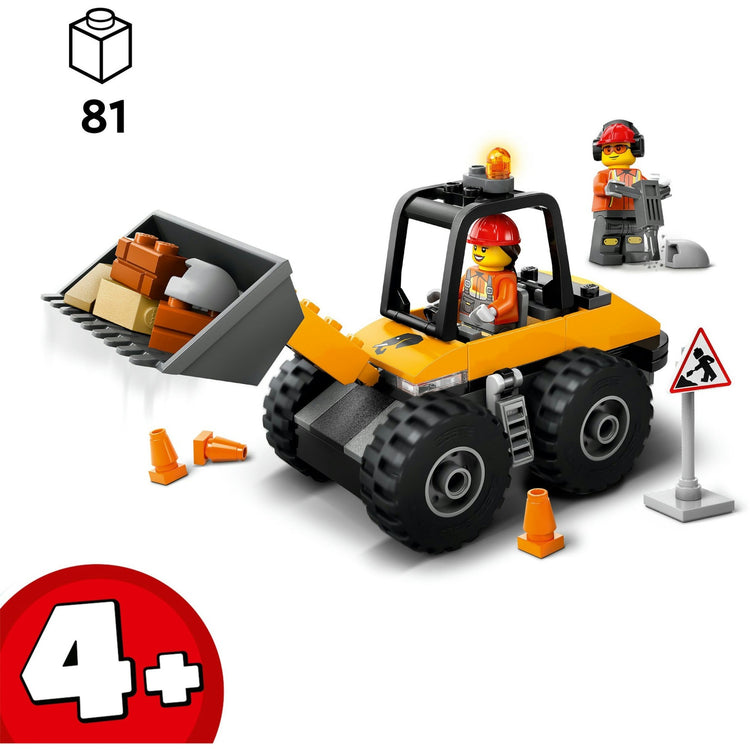 Lego city - gele wiellader constructiespeelgoed (60450)
