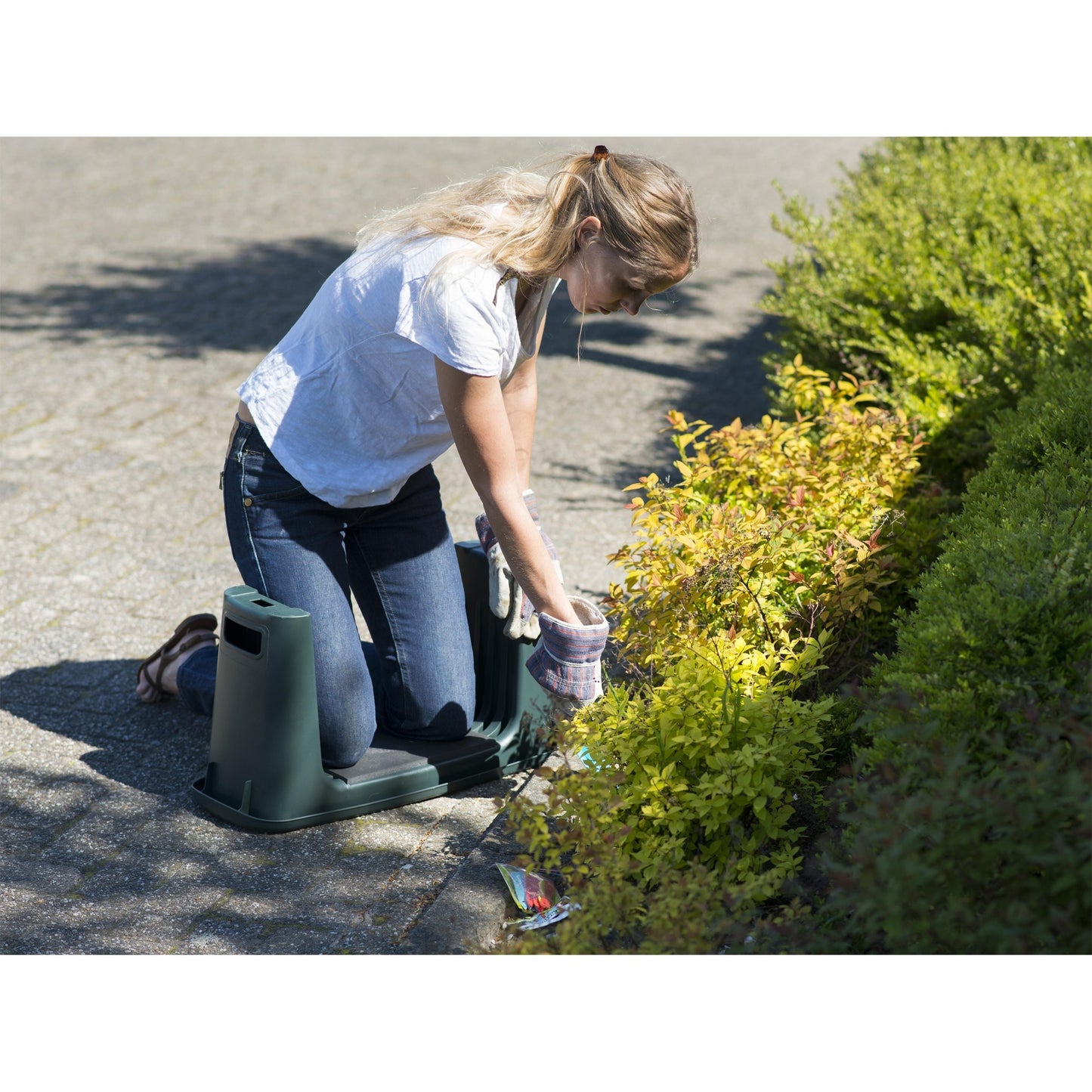 Nature tuinkruk 2-in-1 stoel (groen)