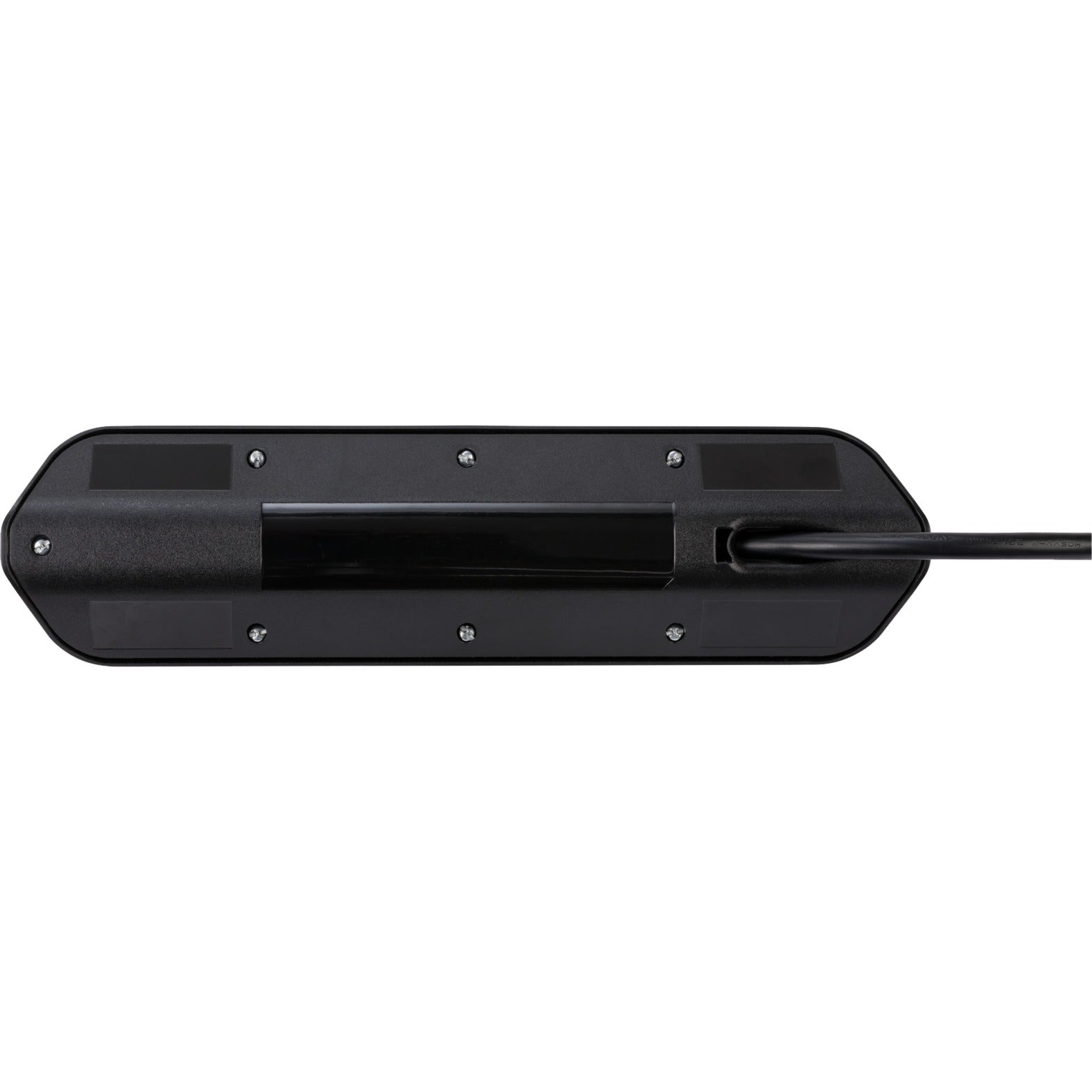 Brennenstuhl estilo hoekstekkerdoos 4-voudig stekkerdoos (zwart roestvrij staal, 2x usb)