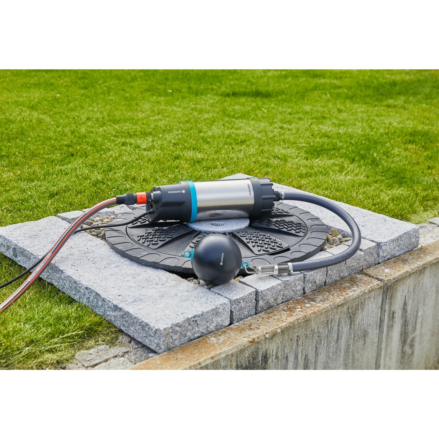 Gardena zuigfilterset met terugslagklep (grijs zilver)