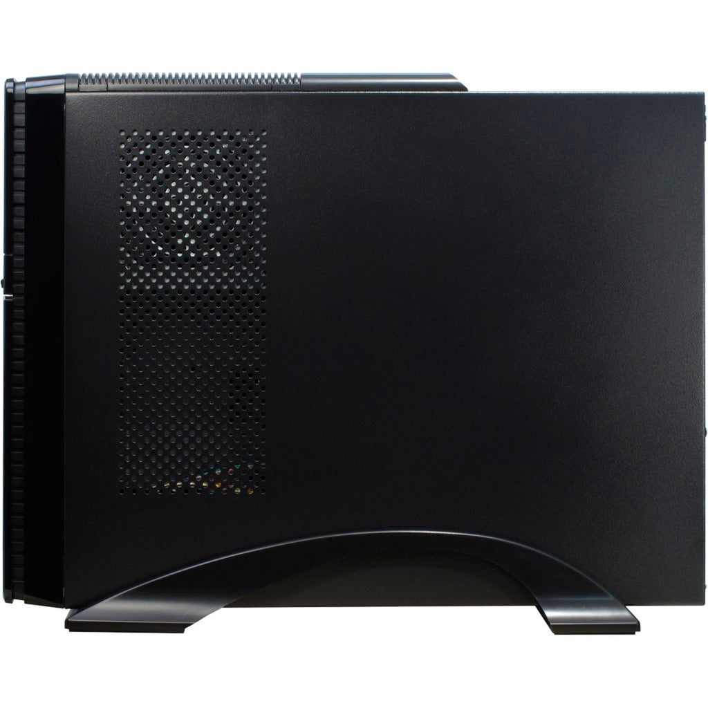 Inter-tech it-607 mini tower behuizing (zwart | 2x usb-a)