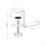 Neomounts ads11-171sl headset houder (zilver) - afbeelding 11
