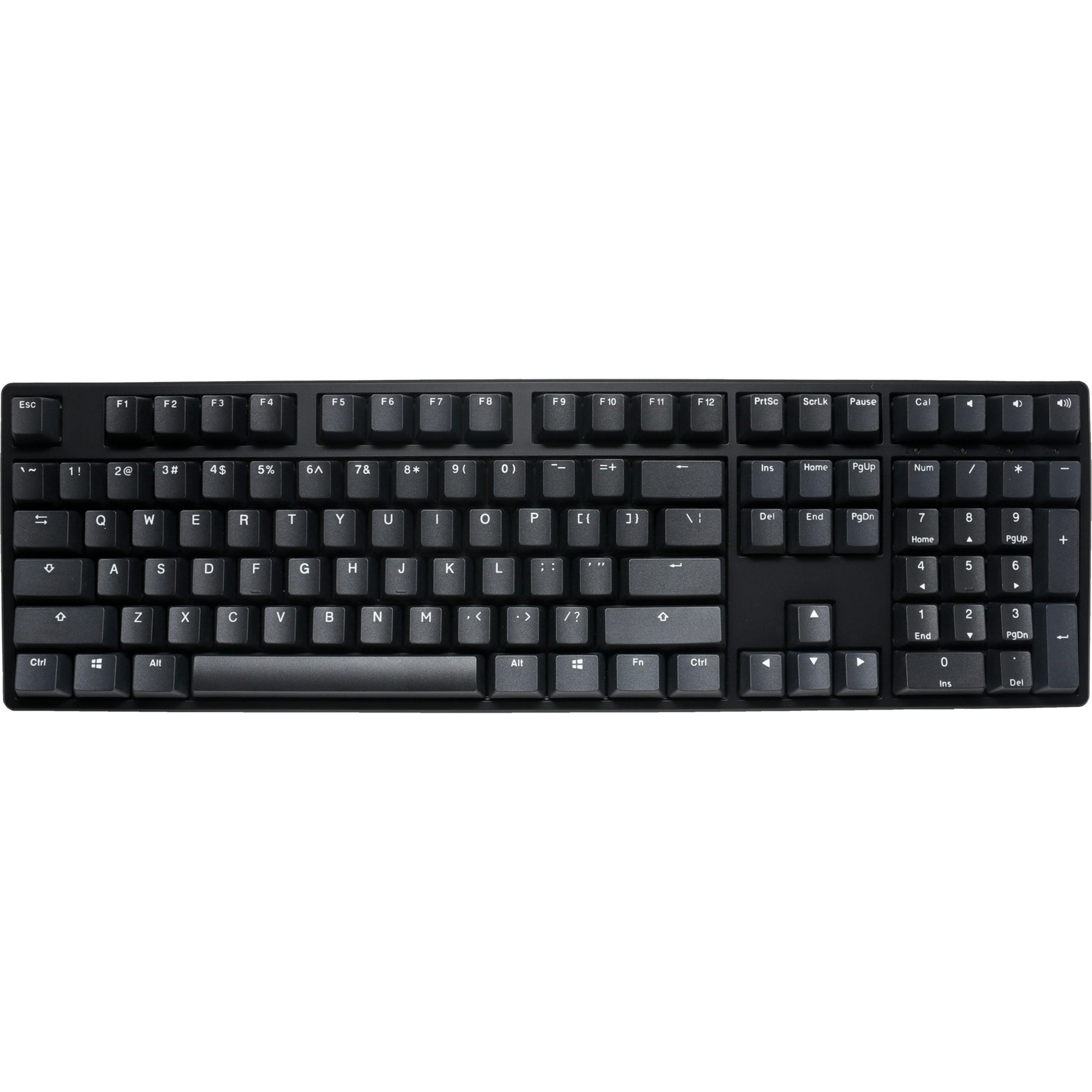 Ducky origin phantom black mechanisch toetsenbord (zwart, us lay-out (qwerty), cherry mx speed silver, 100%, hot swap, pbt double-shot keycaps)