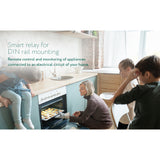 Frient smart din relay relais (lichtgrijs, zigbee) - afbeelding 11