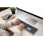 Kensington kb535 eq rechargeable multi-device keyboard (us-international lay-out (qwerty), scissor switches, 100%, usb, 2,4 ghz, bluetooth 5.4) - afbeelding 5