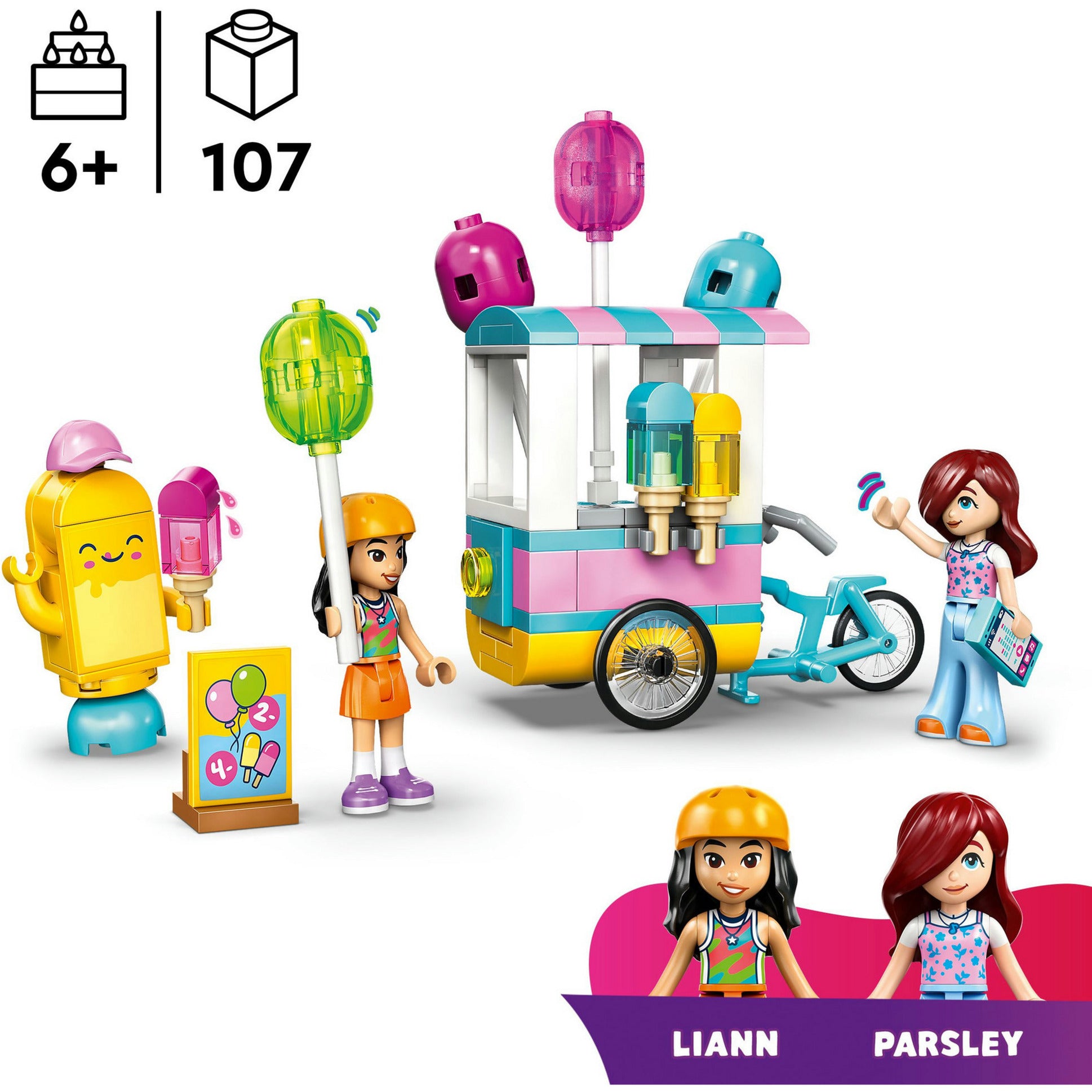 Lego friends 42692 ijsjes- en ballonnenkraam
