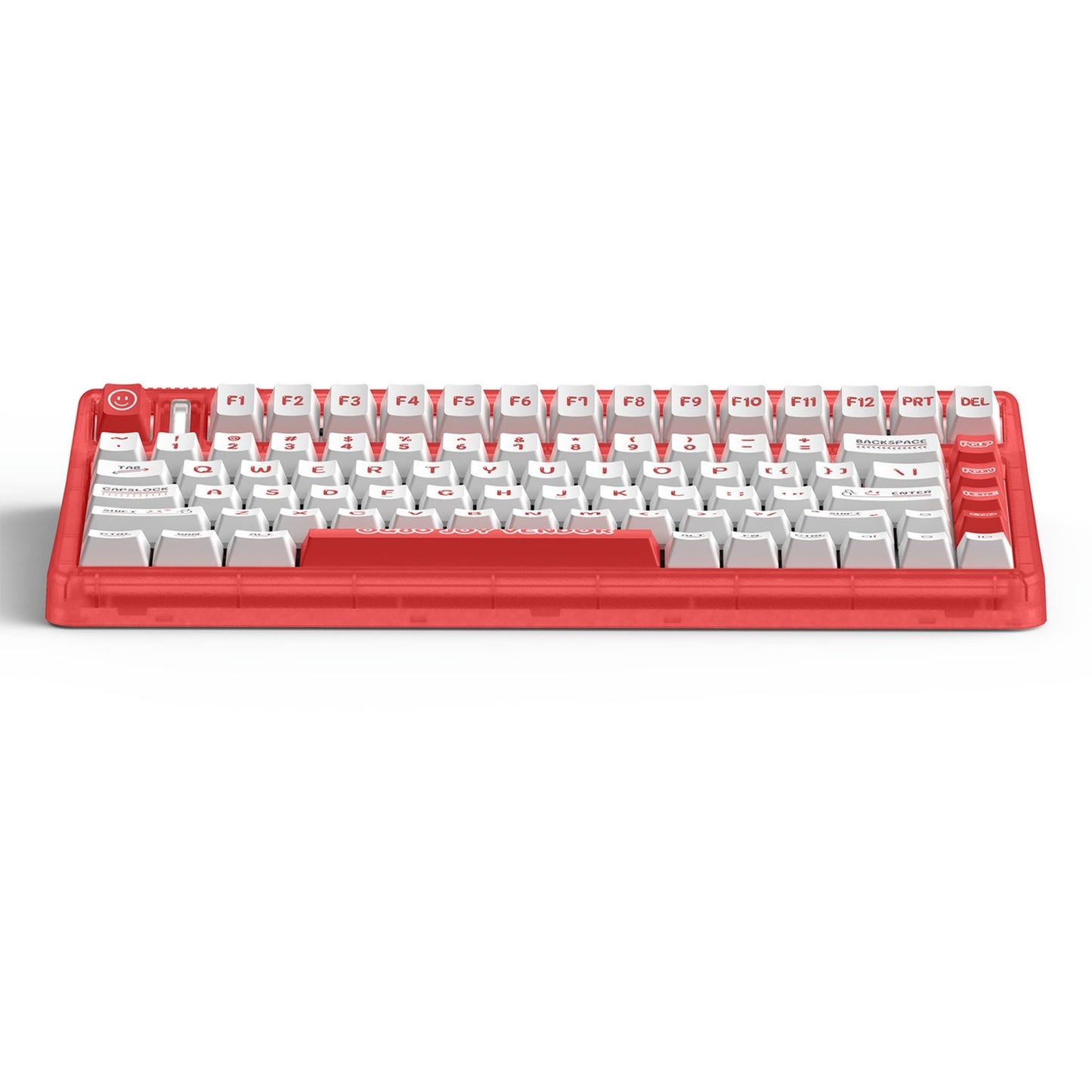 Iqunix og80 joy vendor wireless mechanical keyboard (grijs, us lay-out (qwerty), cherry mx brown, 80% (tkl), rgb leds, hot-swappable, pbt, 2.4ghz | bluetooth 5.1 | usb-c)