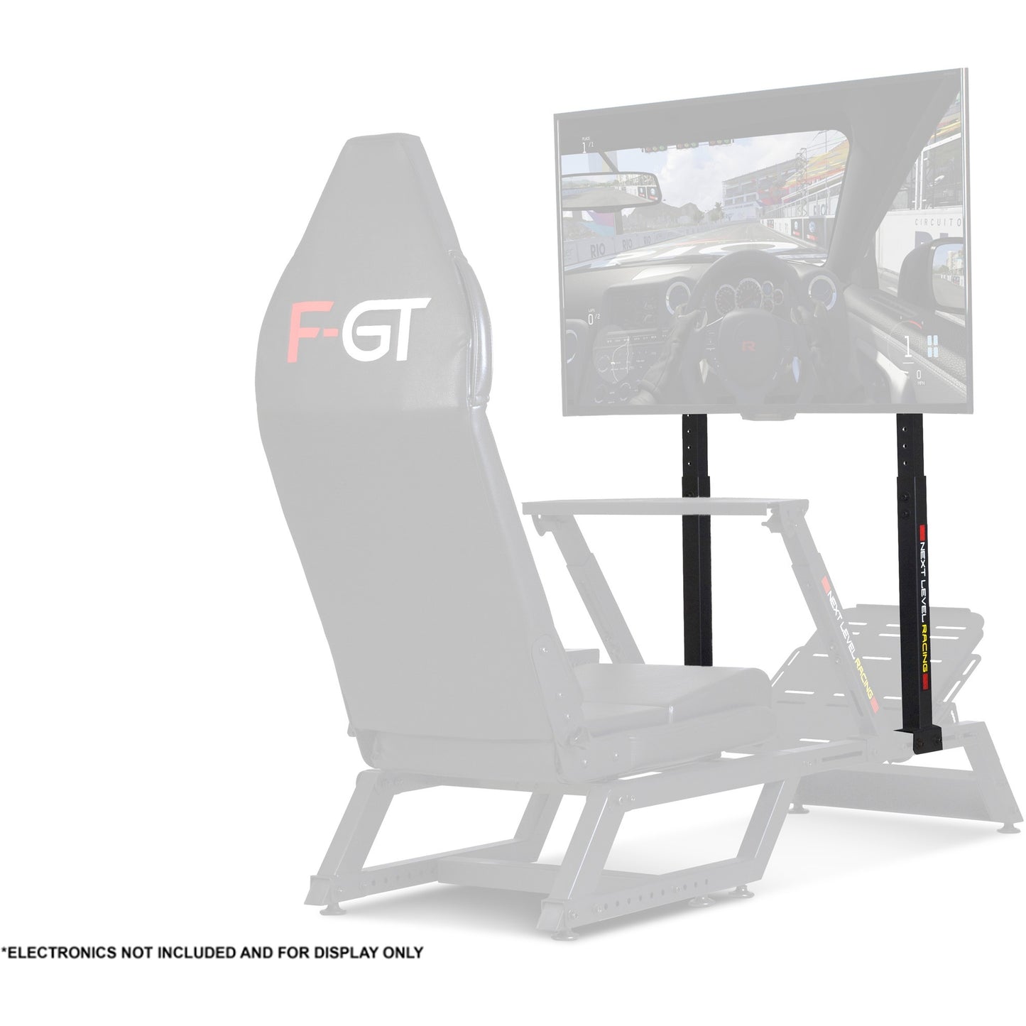 Next level racing f-gt monitor stand bevestiging (zwart)