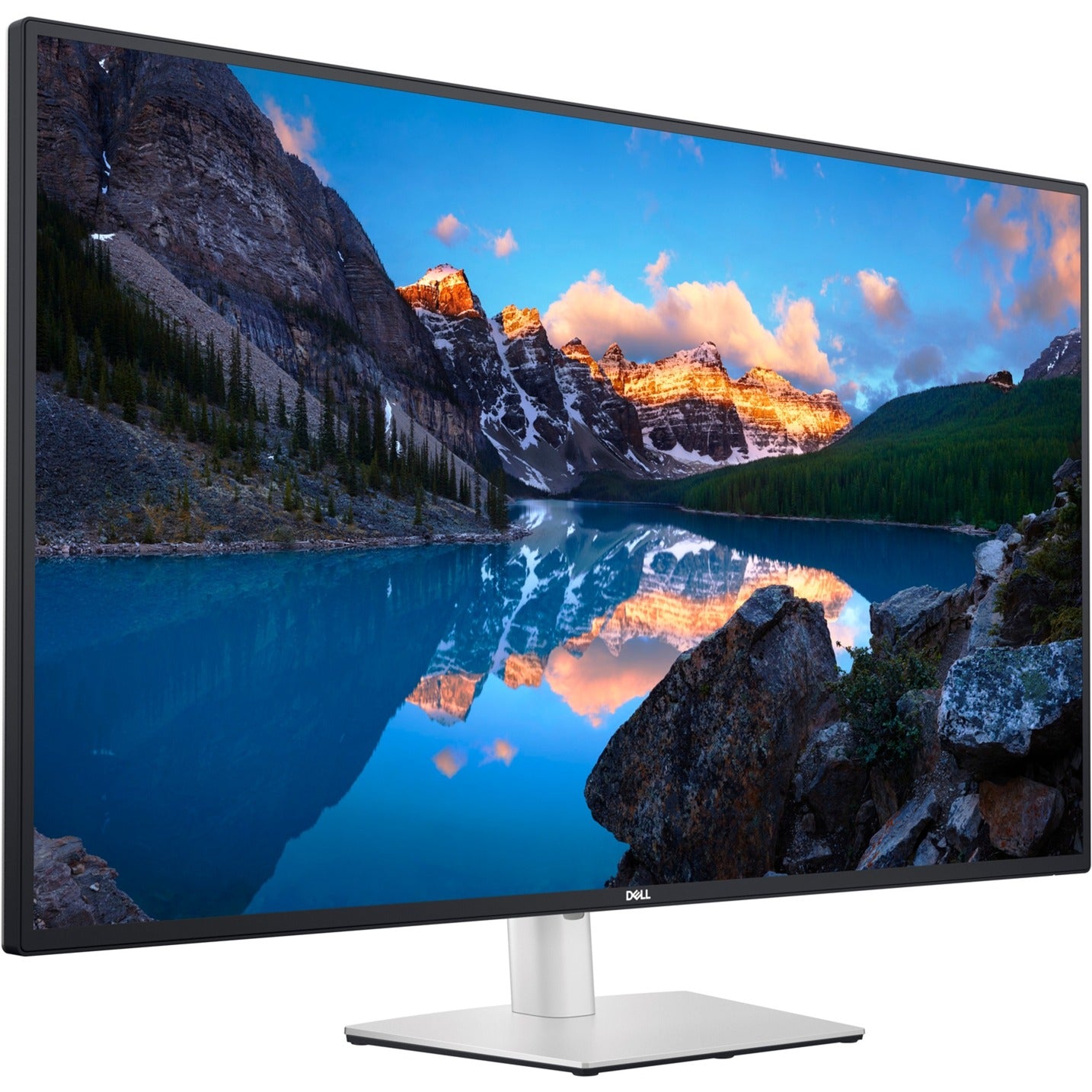 Dell ultrasharp u4323qe 43 4k uhd monitor (zwart zilver, hdmi, displayport, usb-c, audio, lan)