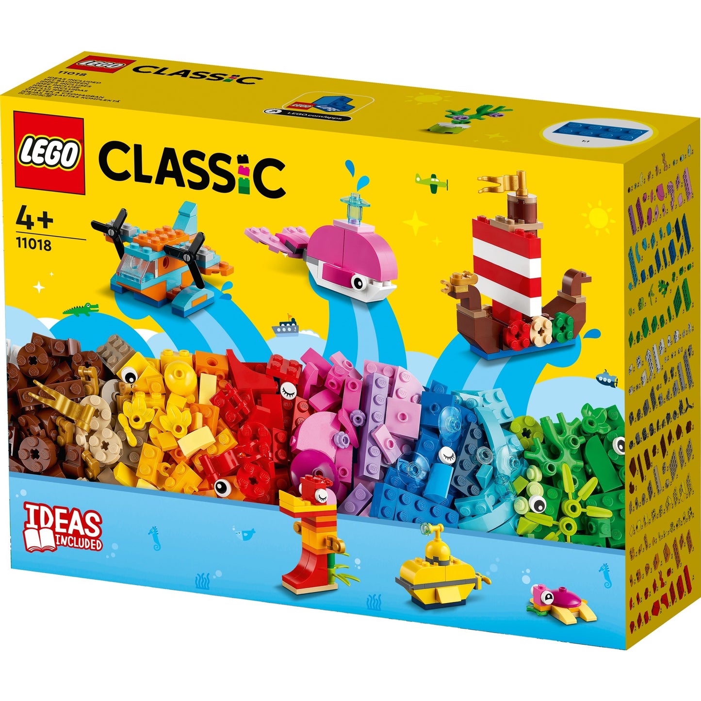 Lego classic - creatief zeeplezier constructiespeelgoed (11018)