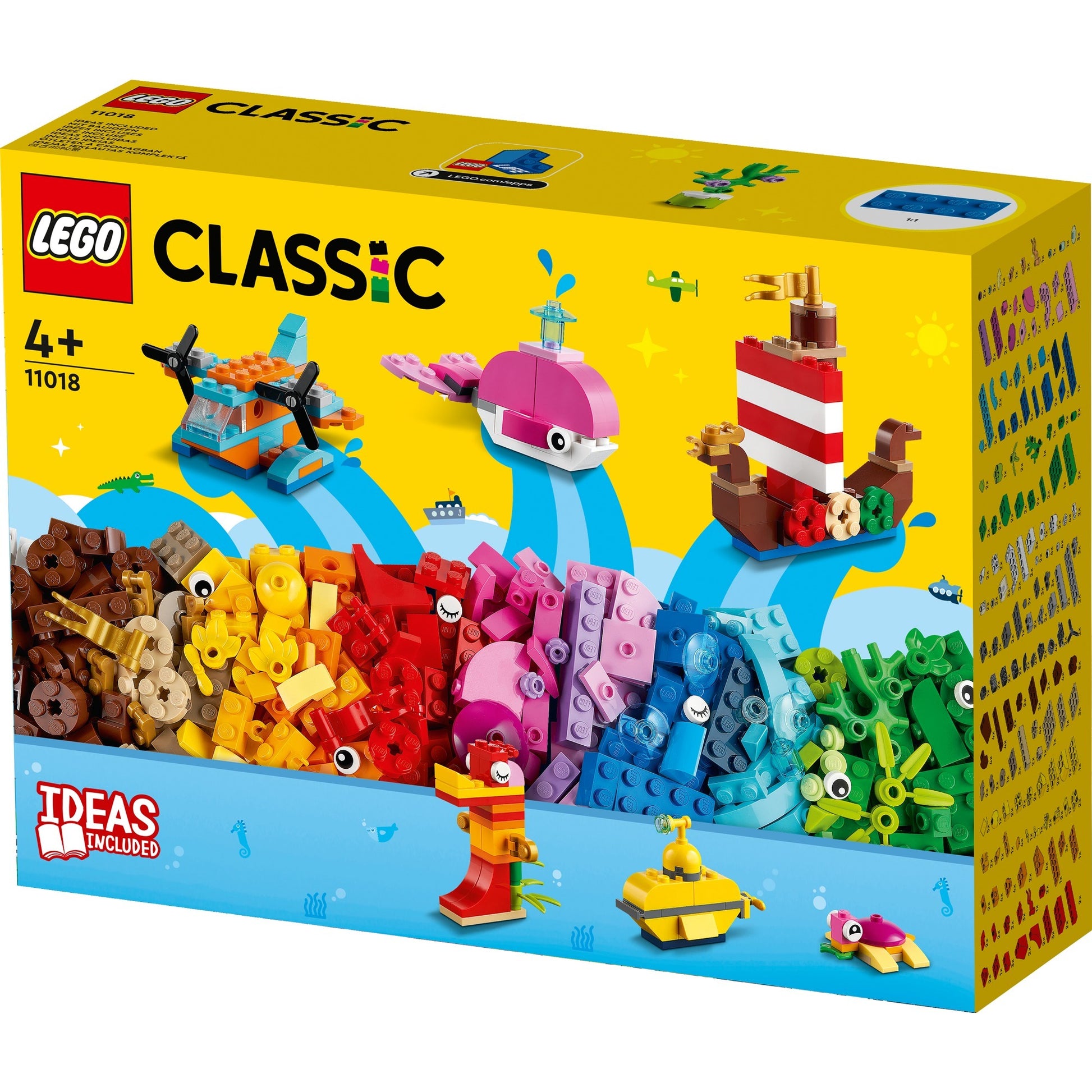 Lego classic - creatief zeeplezier constructiespeelgoed (11018)