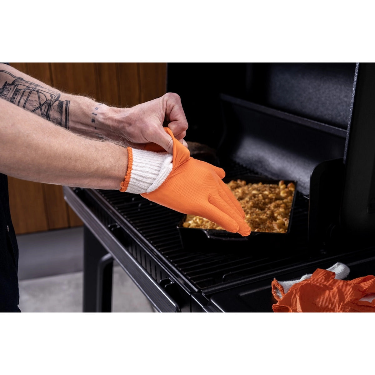Traeger bbq prep serve gloves handschoen (oranje)